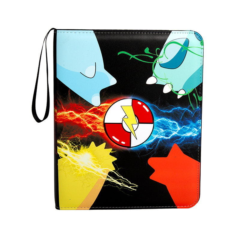 How does the spot UV coating process enhance the visual depth and tactile experience of the cfour-grid card album?